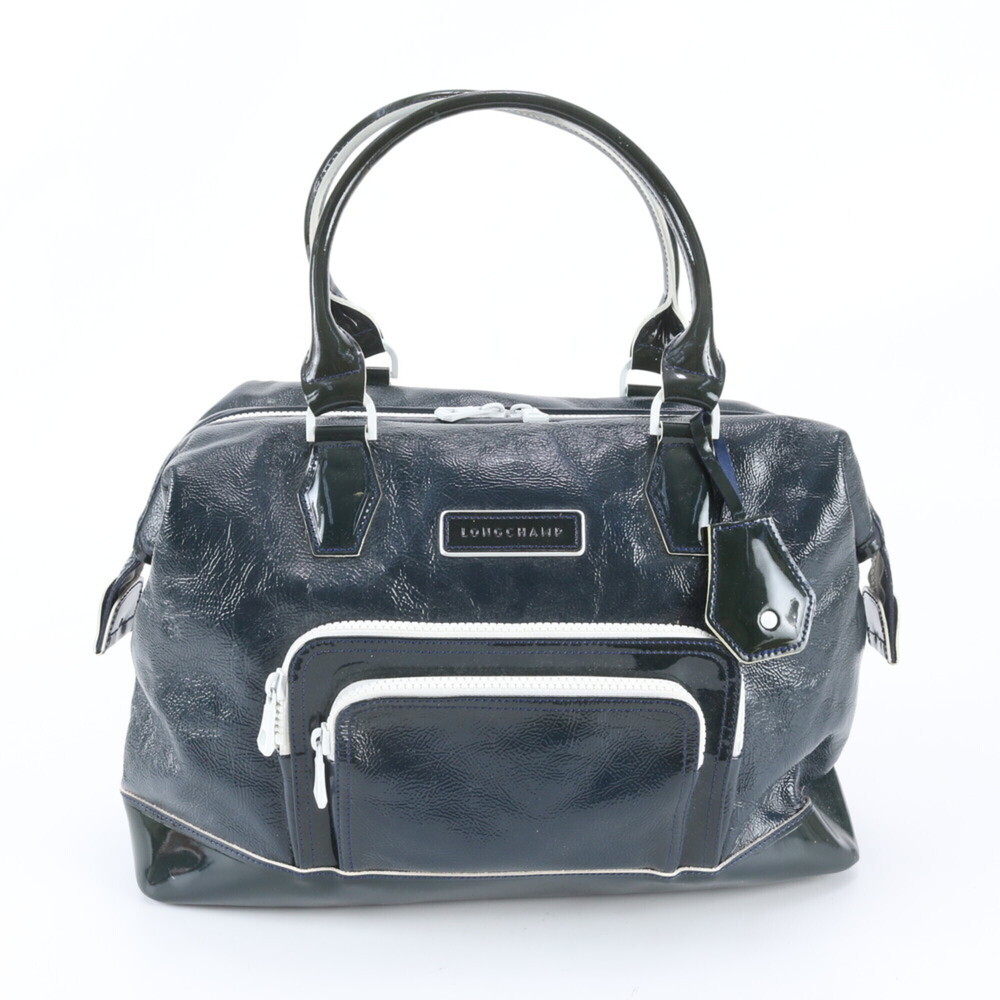 Longchamp Mini Boston Bag, Leather Handbag, Tote Brand Name, Women's